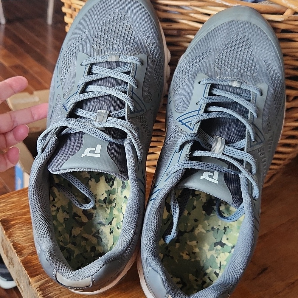 Propet One LT Gray Trainers Ortholite Gym Running Shoes Sneakers Gray sz 11 Wide - Picture 4 of 16